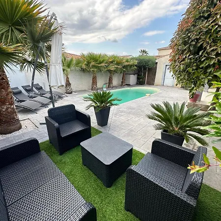 Villa Garrigue 4 Etoiles Piscine Privee * Florensac